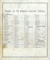 Index, St. Joseph County 1875